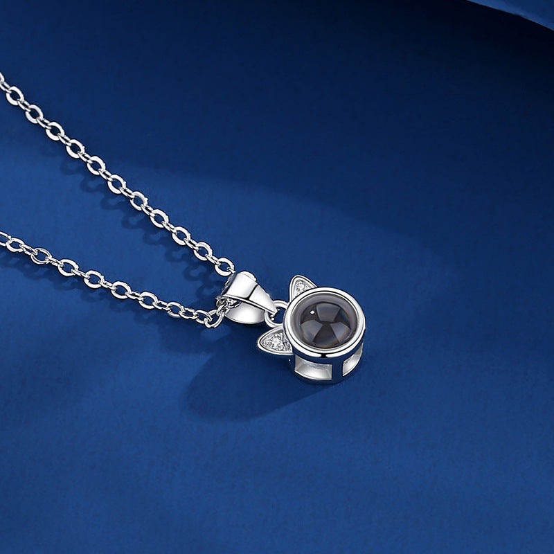 LAIS Kitten Pendant Necklace – Zodiac-Inspired Instagram Style Clavicle Chain