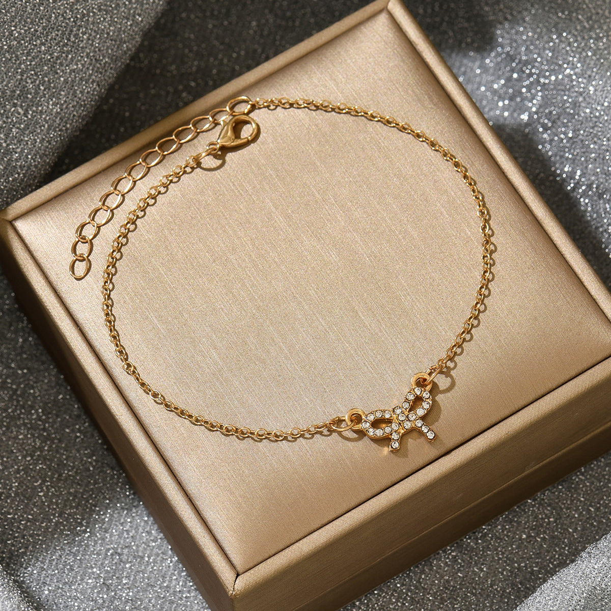 LAIS Elegant Bow Necklace & Bracelet – Stylish Alloy Jewelry Set
