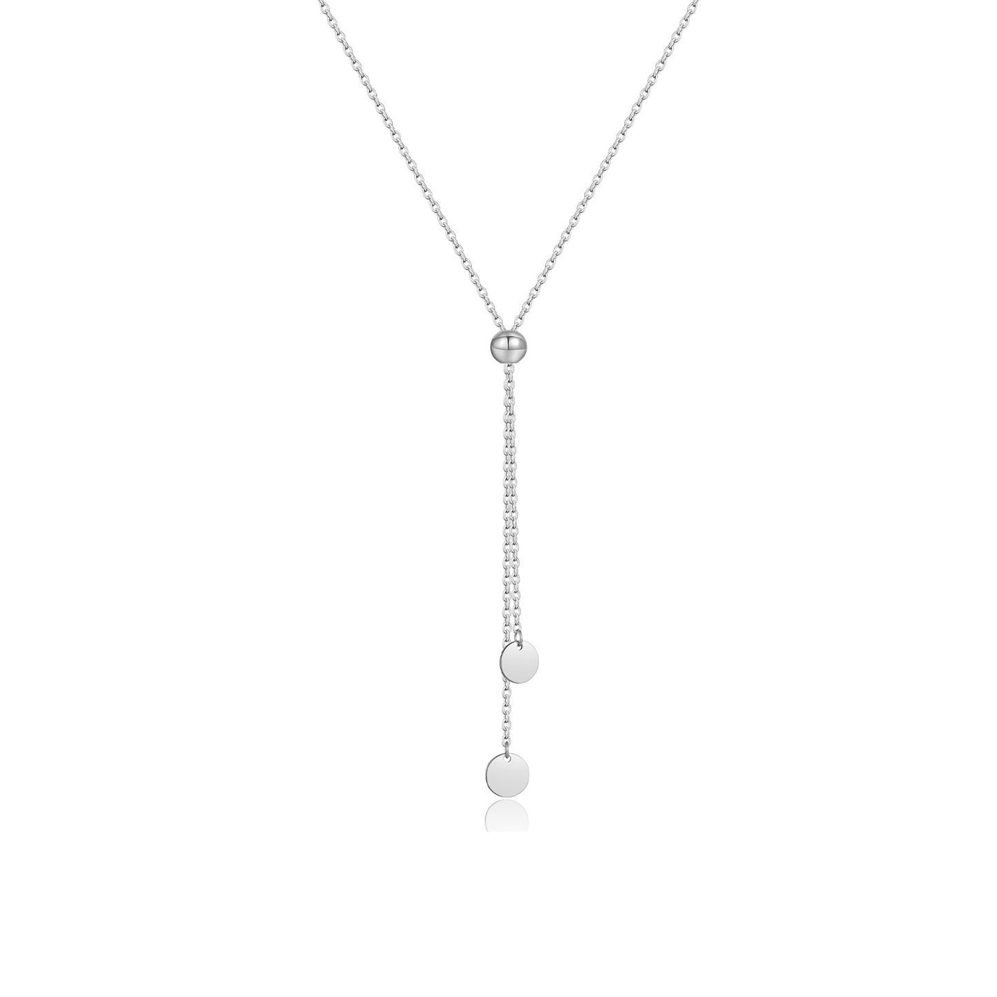 LAIS Women's S925 Sterling Silver Diamond - Style Adjustable Necklace/Bracelet, Exquisitely Presented