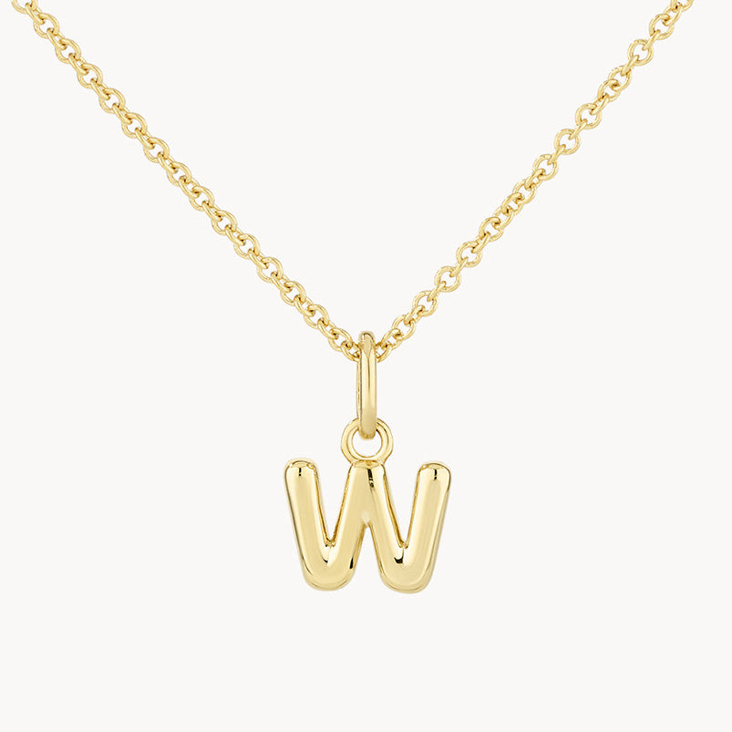 LAIS Golden Copper Letter Pendant Necklace, with Electroplating Treatment, Full Range of Letters from A to Z, Matched with O-ring Chain, Box Chain, etc.