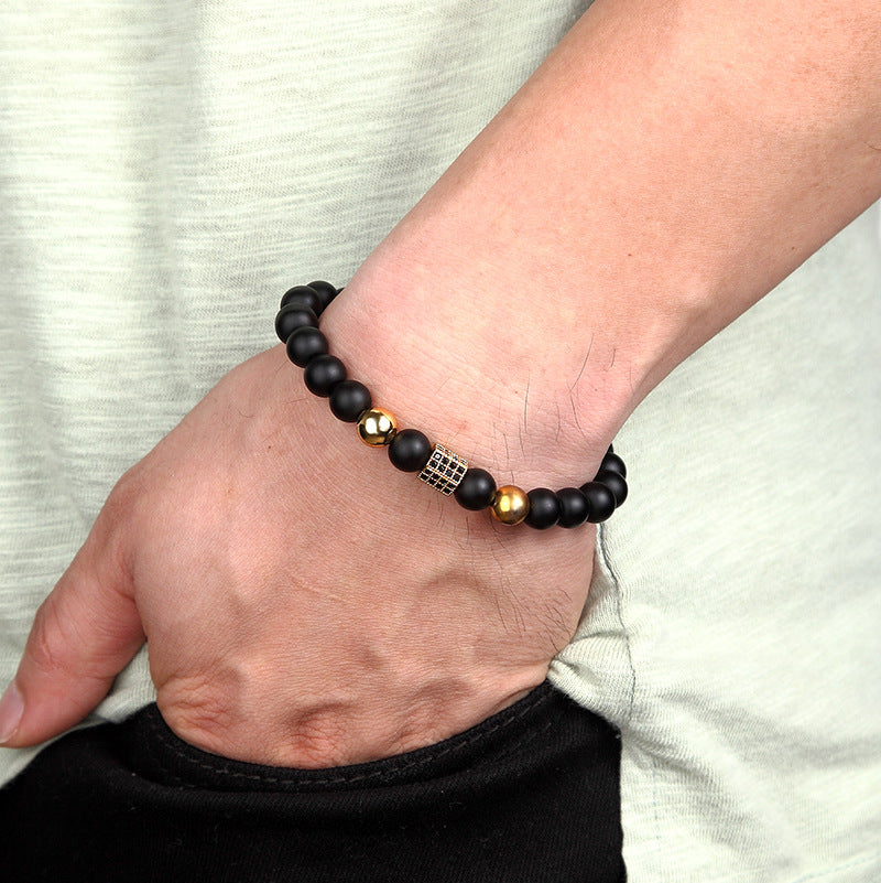 LAIS Women’s Hexagonal Micro-Zircon Hand String Bracelet