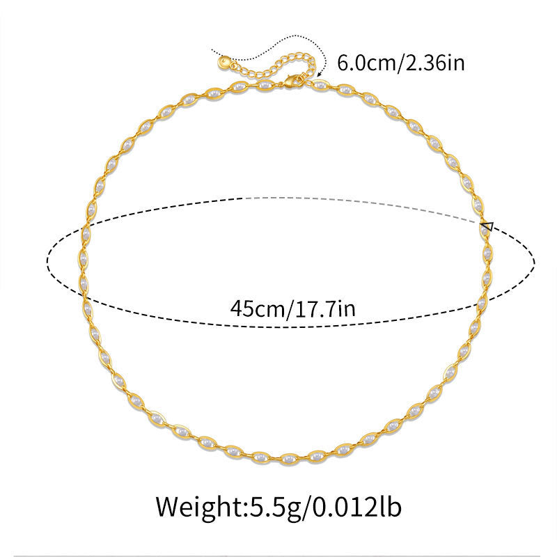 LAIS Color-Preserving Pearl Necklace – Sophisticated Retro Glamour